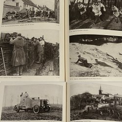 WW1 Photo Book 1915 w/120 wartime pics France East Prussia Egypt Naval