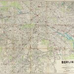 Berlin City Street Map 1936 - Size 24x31" Olympia w/ Reichssportfeld