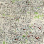 Berlin City Street Map 1936 - Size 16x23" Olympia w/ Reichssportfeld