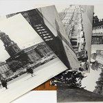 Dresden 1960s - 12 large photographs in portfolio, Zwinger Altmarkt