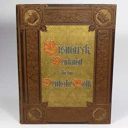 Otto von Bismarck Monumental German Luxury Book 1915 - 9.6 lbs Germany