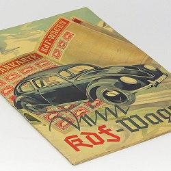 Kdf Wagen 1938 Sales Brochure VW Beetle Split Window German Volkswagen
