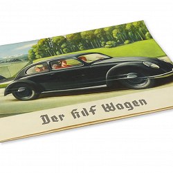 Kdf Wagen 1939 Sales Brochure VW Beetle Split Window German Volkswagen
