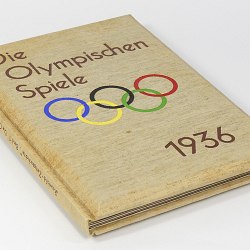 Stereo View Book German Olympic Games 1936 w/100 photo Raumbild Berlin
