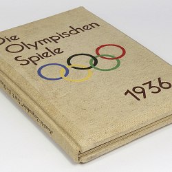 Stereo View Book German Olympic Games 1936 w/100 photo Raumbild Berlin