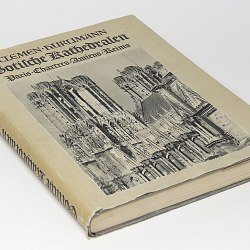 French Cathedrals 1930s Photo Book w/150 gravures Notre Dame Paris etc