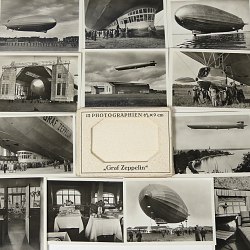 12 Zeppelin LZ 127 Photos Graf Zeppelin Airship Originals 1930s