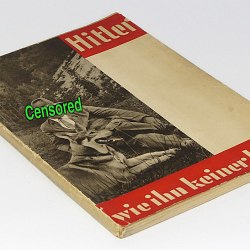 Adolf Hitler Book 1935 The Unknown Hitler w/100 pics Heinrich Hoffmann