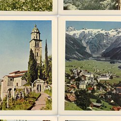Switzerland in Color Photo Book 1940 Agfacolor & Kodachrome w/80 pics