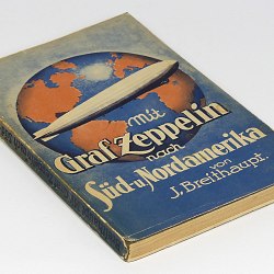 LZ 127 Graf Zeppelin to South + North America Brazil German Book 1930