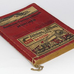 German Munich Phone Book 1938 pre-WW2 Address Telephone Directory