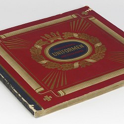 German Old Army Uniforms 1914 w/312 tobacco cards Cigarette Card Album