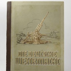 Wehrmacht Photo Album w/270 cigarette cards of Luftwaffe Kriegsmarine