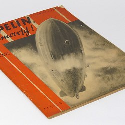Zeppelin Onward! German Book w/120 photos Graf Hindenburg Blimp LZ127